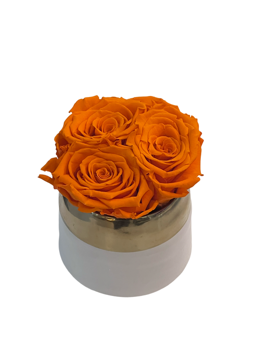 GLD-VASES 3 ROSES