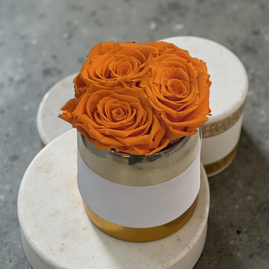 GLD-VASES 3 ROSES