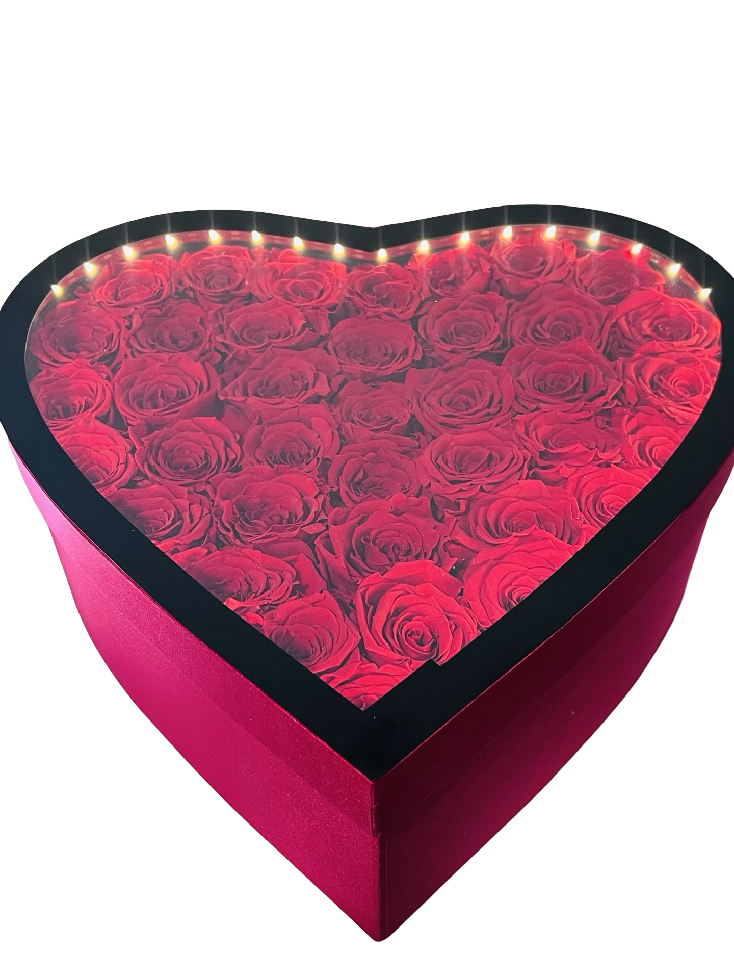 40-42 roses heart shape